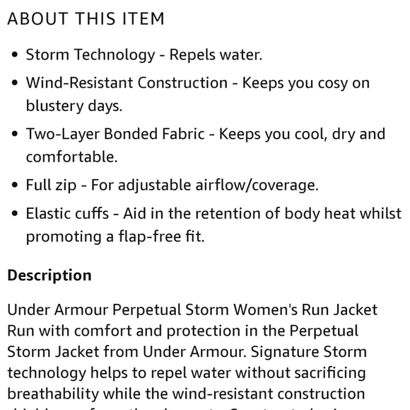 Under Armour Perpetual Run Jacket - Picture 15 of 15